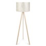Opviq Lámpara de Pie AYD-1806 Beige y Antiguo